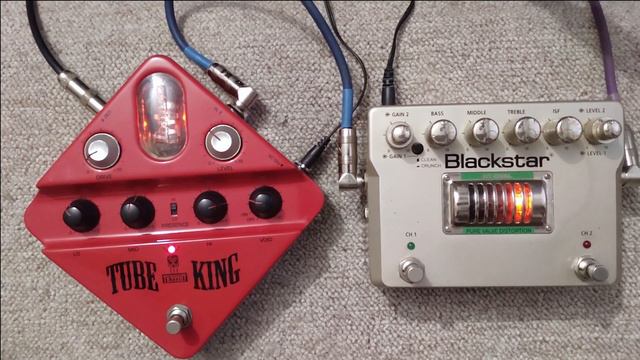 BLACKSTAR HT DUAL VS  IBANEZ TUBE KING - 12AX7 VALVE DISTORTION #ibanez  #blackstaramplification