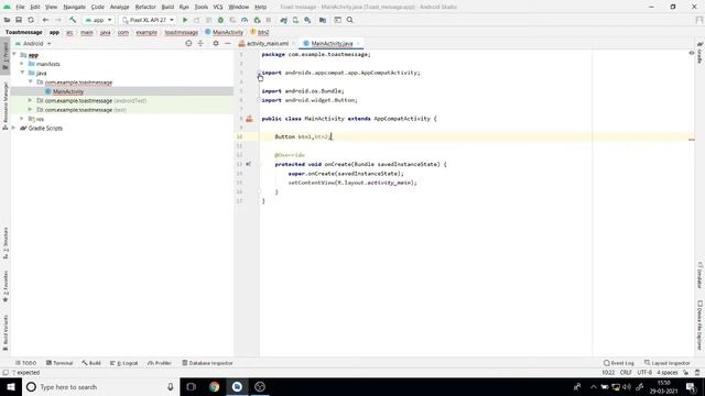 15 MSBTE PRACTICAL 22617 ANDROID STUDIO - Toast Message смотреть онлайн