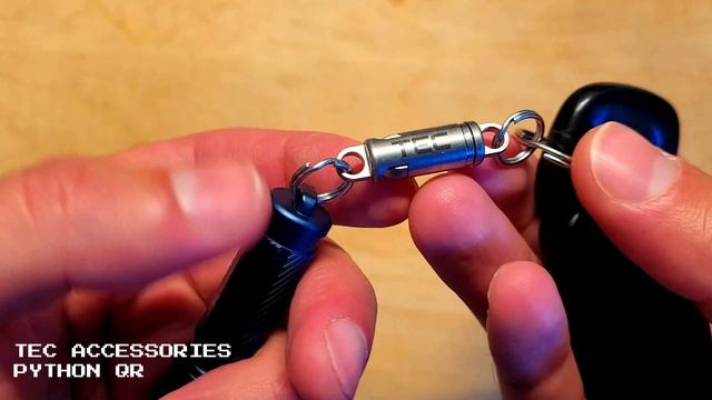 TEC Accessories Python QR Titanium Quick Release Keychain смотреть онлайн