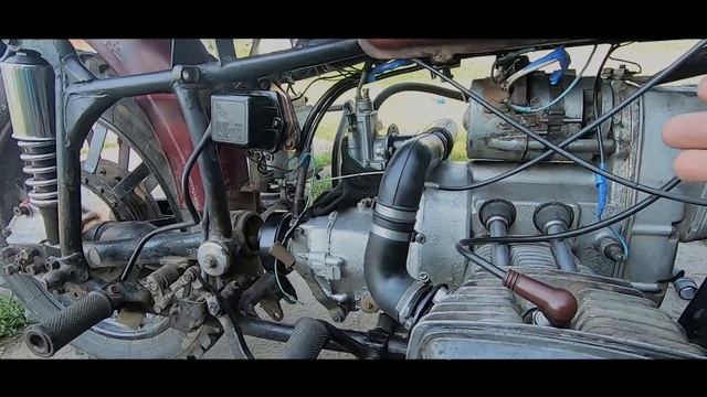 Реставрация мотоцикла Днепр мт 10 36 | Днепр на одном карбюраторе смотреть онлайн