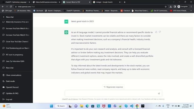 How to search anything in ChatGPT 2023 смотреть онлайн
