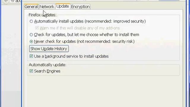 Disable Mozilla FireFox Update смотреть онлайн