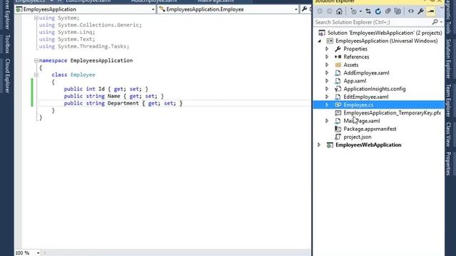 Connecting UWP to Database Through Web Services смотреть онлайн