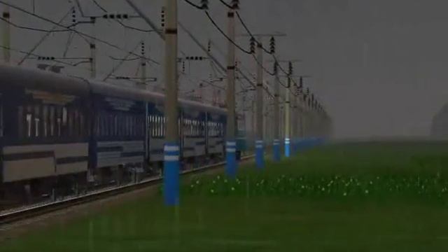 ЧС2к-663 с фирменным поездом 