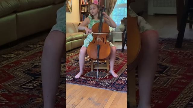 Rebecca plays Sonata in e minor by Vivaldi - Allegro ma non troppo смотреть онлайн