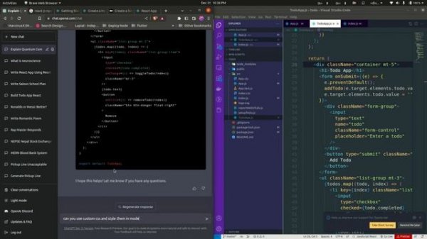 End for Programmers? ChatGpt Creates a React App #chatgpt