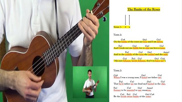 Trad Success - Ukulele - Video 42 - The Banks of the Roses. смотреть онлайн