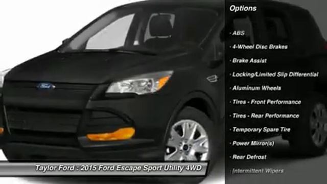 2015 FORD ESCAPE Taylor, MI A76890 смотреть онлайн