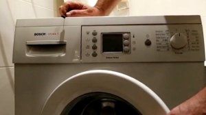 КАК убрать ошибку F21 в стиральной машине BOSCH
