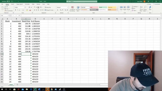 Dollar Cost Averaging Explained Using Excel смотреть онлайн