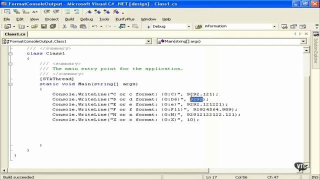 C# From A to Z - Lesson 23: Formatting Output смотреть онлайн