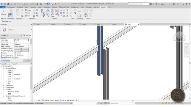 Beginner Steel Construction in Revit Tutorial смотреть онлайн