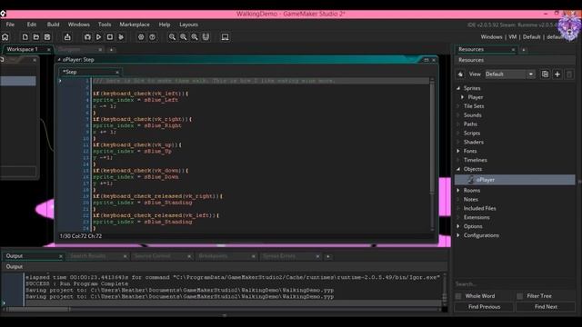 GameMaker Studio 2 Tutorial - Sprite/Character Movement смотреть онлайн