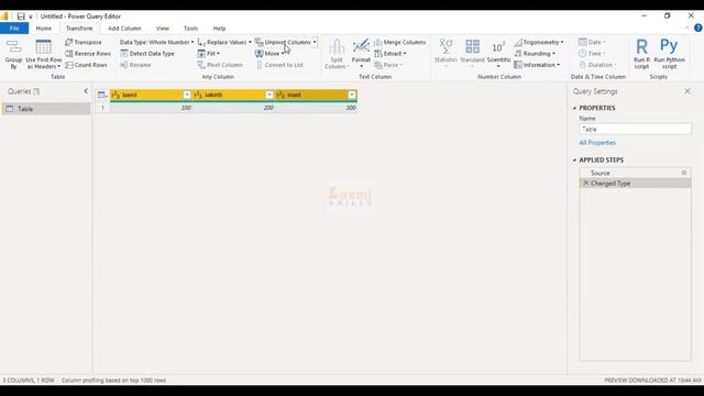 Unpivot columns (Power Query) in Power BI | Unpivot Columns In Power BI смотреть онлайн