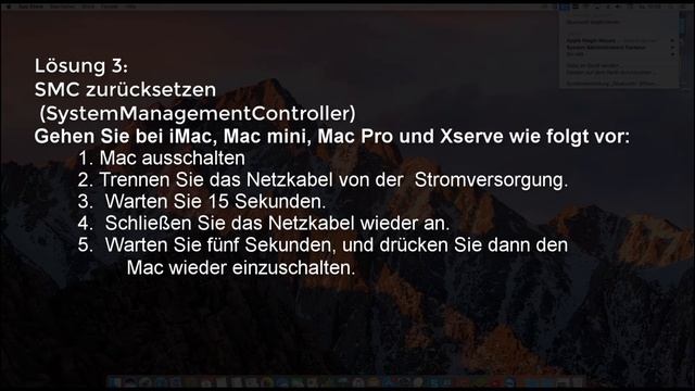 Mac, IMac Oder MacPro Bluetooth Aktivieren Nachdem Ihr Es Versehentlich Deaktiviert Hab