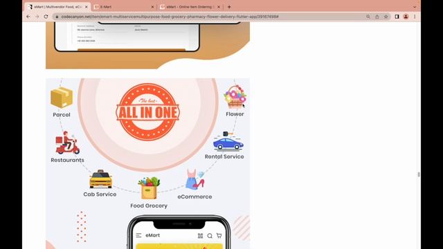 eMart | Multivendor Food, eCommerce, Parcel, Taxi booking, Car Rental App with Admin and Website смотреть онлайн