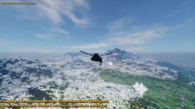 Minecraft Distant Horizons + ReTerraforged + Iris Shaders Benchmark (1.20.4)