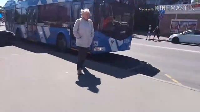 Посадка на 43 троллейбус Электробус БКМ Троллейбус Санкт-Петербург Бортовой номер 3106 смотреть онлайн