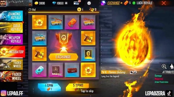 WORLD RECORD ?? 200000 DIAMOND?? 4 EVO SKINS LV 0? to ? LEVEL 7