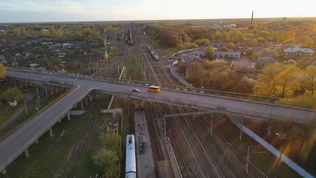 Закат ЖД вокзал Нежин | Sunset on Railway station Nizhyn | WakinLifeStyle | 22 Apr 2017 смотреть онлайн