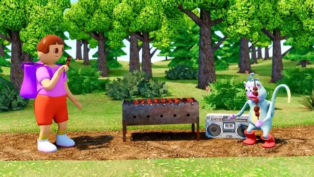 Даша и Животное - Лес (3D-Анимация) смотреть онлайн