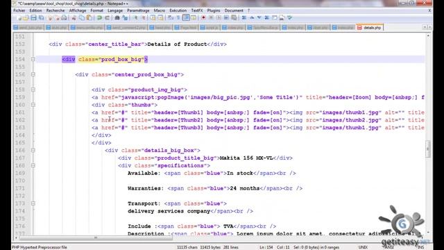 Create E-Commerce Web Site - Afficher détail d'un Article смотреть онлайн
