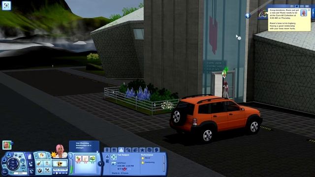 Let's Play The Sims 3 - Aurora Skies - Episode 3 - Roxie Carmichael, Career Girl смотреть онлайн