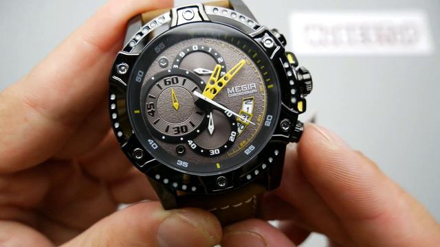 Megir 2130 Unboxing and Review | Китайские наручные часы с Алиэкспресс смотреть онлайн