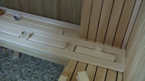 Строим баню своими руками. #2. Делаем спинку полков.