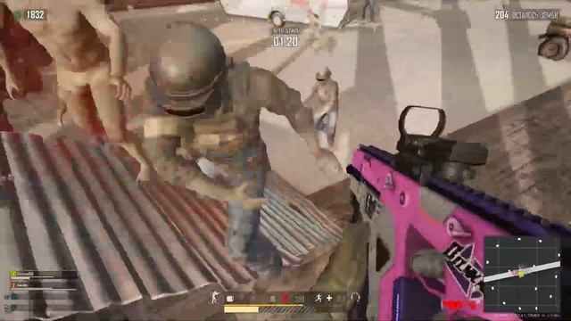 Прохождение нового режима "Выживание : Зомби " (PUBG) смотреть онлайн