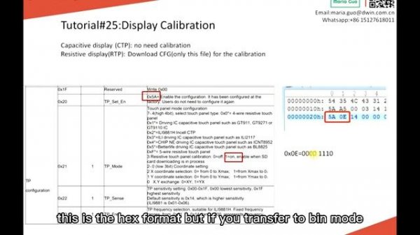 DWIN T5L DGUS Tutorial #25: Display Touch Calibration?