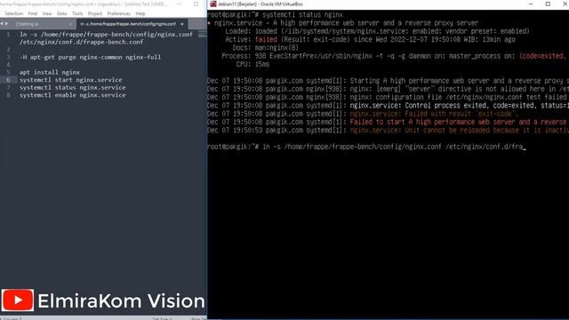 Troubleshot of Nginx service: Failed with result 'exit code' смотреть онлайн