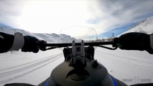 Обзор на электрический снегоход  SE Alaska