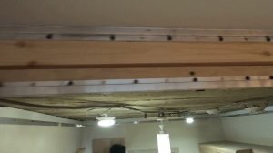 Как сделать двухуровневый натяжной потолок на "ДРОВАХ" - древний способ