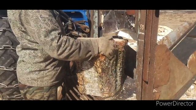 дровокол" Щелкунчик"щелкаем берёзовые чурбаки смотреть онлайн