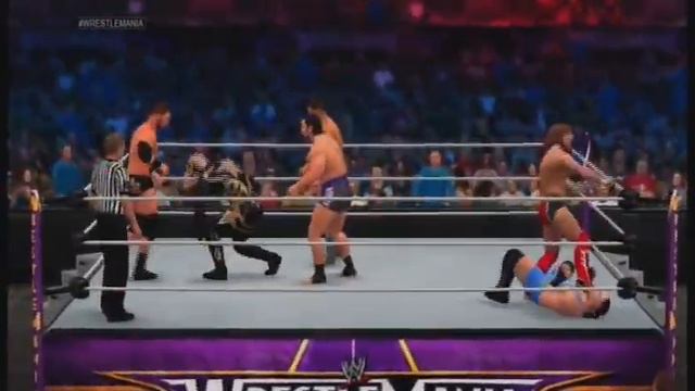WWE 2K15 Battle Royal Match (Rusev, RVD, Axel, Goldust, Rhodes, Bryan) смотреть онлайн