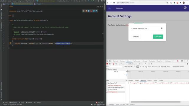 How to add Two-Factor Authentication to Laravel Fortify SPA - Laravel 2FA смотреть онлайн