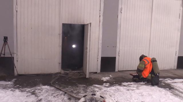 Пожарно-тактические учения на здании ООО "Майма-Молоко" смотреть онлайн