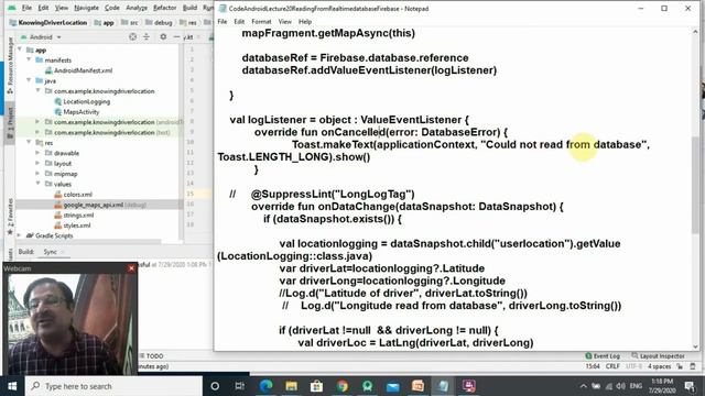 [Hindi] Kotlin Firebase Realtime Database | Firebase Reading From Database | Android GPS Tracker #2 смотреть онлайн