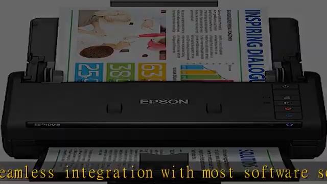 Epson Workforce ES-400 II Color Duplex Desktop Document Scanner for PC and Mac, with Auto Document смотреть онлайн