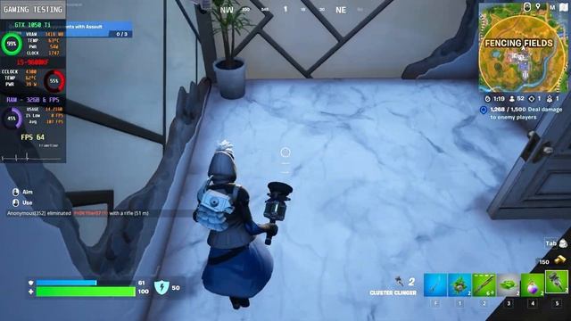 Fortnite Chapter 5 on GTX 1050ti - dIRECTX 12 смотреть онлайн