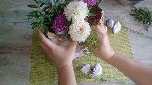 БЮДЖЕТНО и КРАСИВО. 3 варианта. БУКЕТ, композиция, живые цветы / DIY Yuli at home