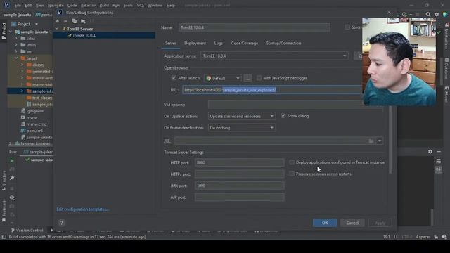 Configurando #IntelliJ IDEA para #Jakarta EE 9 смотреть онлайн