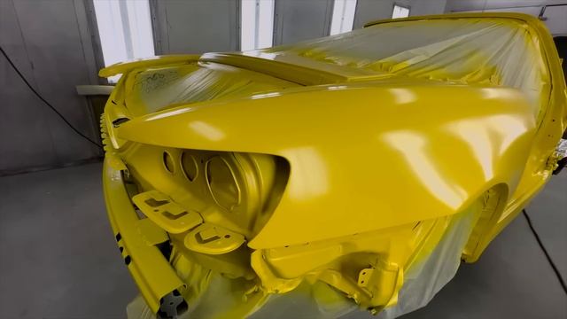 We Painted the S2000 Type R Yellow It Looks Amazing!! смотреть онлайн