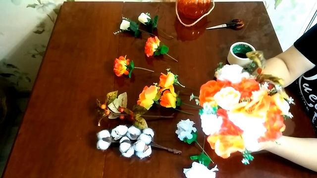 Шикарный осенний букет DIY/ Своими руками смотреть онлайн
