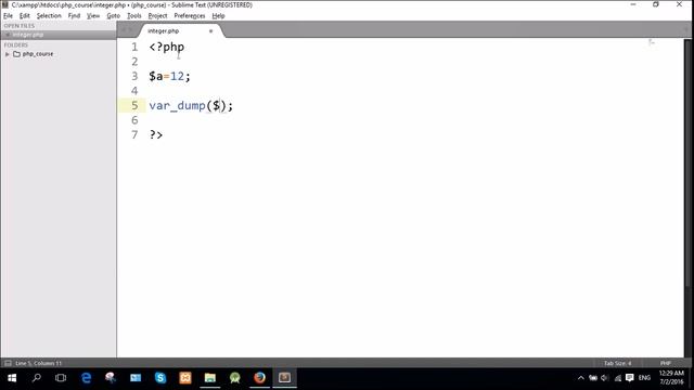 PHP tutorial - 6 Integer in PHP смотреть онлайн