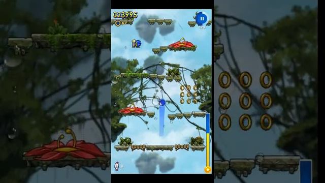 Sonic Jump Fever - gameplay no android смотреть онлайн