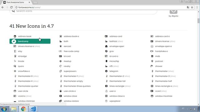 web#017 - Como utilizar icones Font Awesome смотреть онлайн