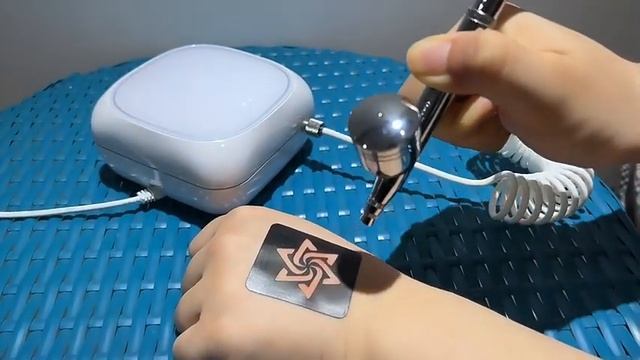 Аэрограф NEZZ для творчества, сенсорный переключатель, 10 л/мин смотреть онлайн