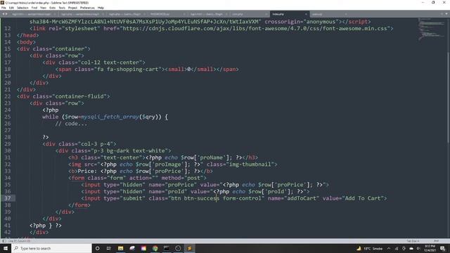 30 Creating order in php part 2, How to place order in sql table using PHP смотреть онлайн